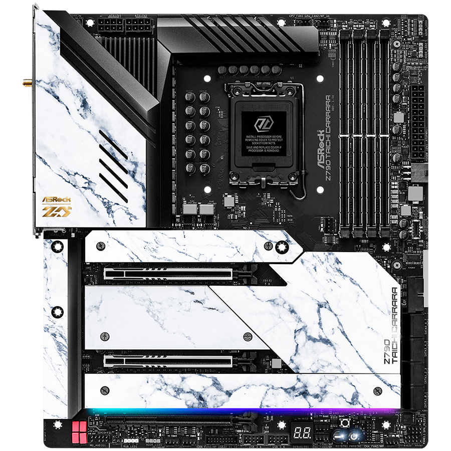 Дънна платка ASROCK MB Desktop Z790 Taichi Carrara, S1700, 4x DDR5, 2x PCIe 5.0 x16, 1x PCIe 4.0 x16 - Z790 TAICHI CARRARA
