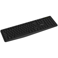 Kлавиатура CANYON keyboard KB-W01 EN/BG Wireless Black - CNE-CKEYW01-BG thumbnail 3