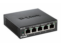 D-Link 5-port 10/100 Metal Housing Desktop Switch - DES-105 thumbnail 1