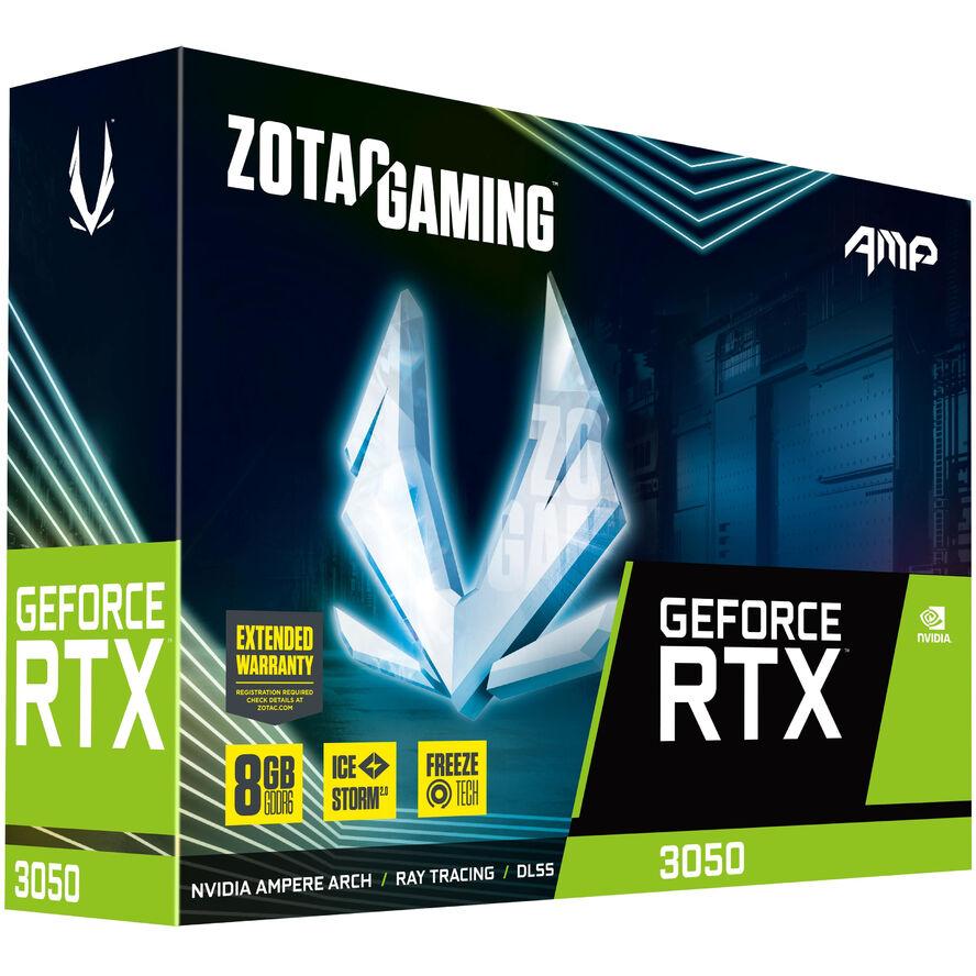 Zotac RTX 3050 AMP 8GB GDDR6 HDMI 3xDP - (A) - ZT-A30500F-10M (8 дни доставкa)