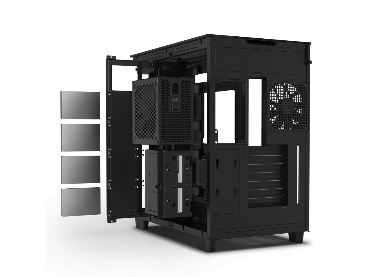 Кутия за компютър NZXT H9 Elite Matte Black