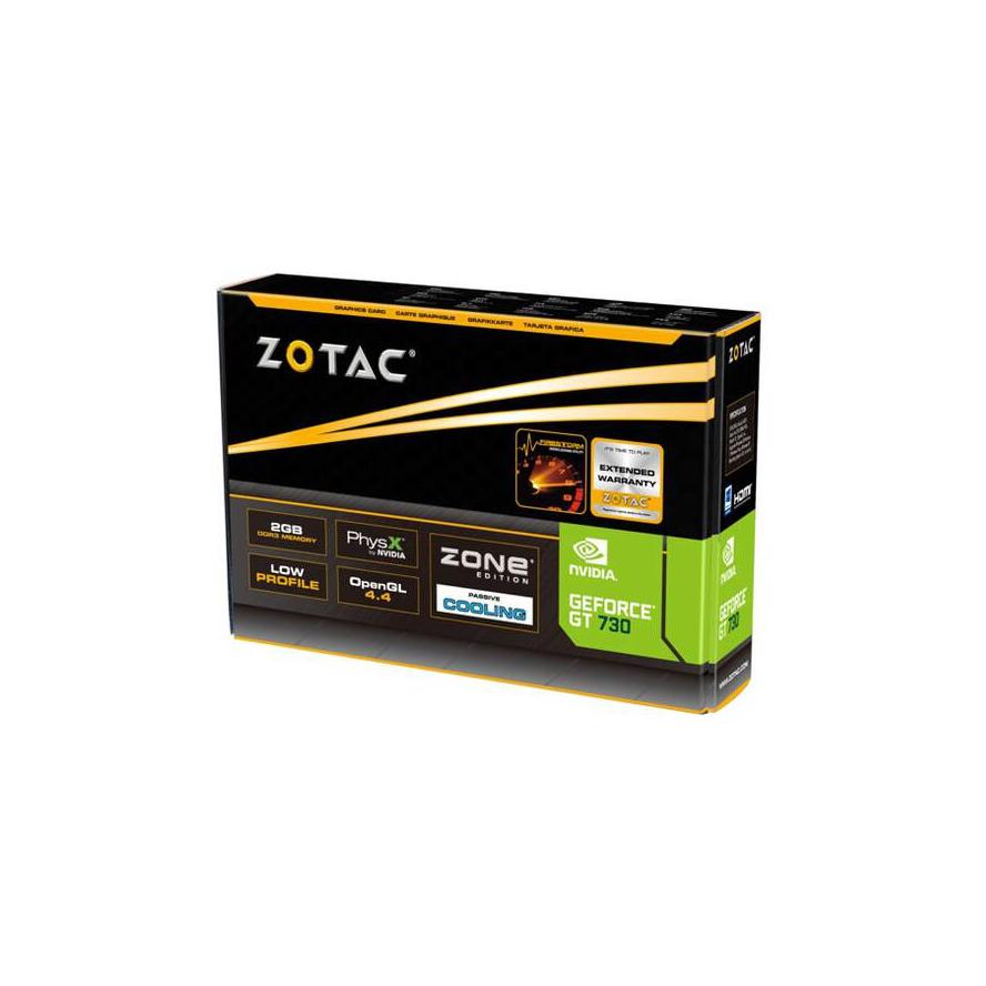 Zotac GT 730 Zone 2GB PCI-E DVI HDMI - (A) - ZT-71113-20L (8 дни доставкa)
