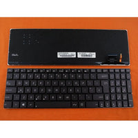 Клавиатура за лаптоп Asus UX51 Сива Без Рамка (Голям Ентър) с Подсветка / Gray Without Frame UK With Backlit thumbnail 1