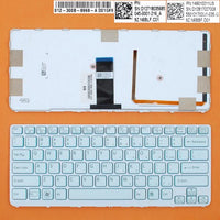 Клавиатура за лаптоп Sony Vaio SVE14A White Frame White With Backlit / Бяла Рамка, Бели Бутони и Подсветка US/UK thumbnail 1