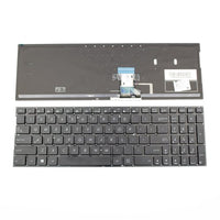 Клавиатура за лаптоп Asus Q502 Q552 N592 Черна Без Рамка (Малък Ентър) с Подсветка / Black Without Frame US With Backlit thumbnail 1