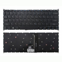 Клавиатура за лаптоп Acer Aspire R14 R5-471T R5-431T R7-372T Черна Без Рамка с Подсветка / Black Without Frame With Backlit thumbnail 1