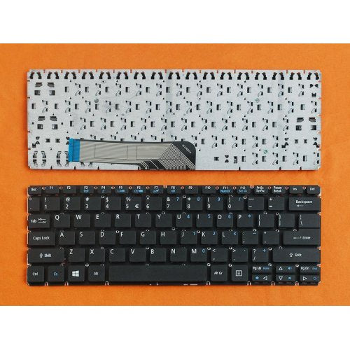 Клавиатура за лаптоп Acer Aspire Switch 10 SW5-013 SW5-012 SW5-015 Черна Без Рамка (Малък Ентър) / Black Without Frame US