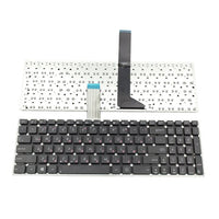 Клавиатура за лаптоп Asus A550 A550C A550VB K550 S550 X550 X550C X550V Черна Без Рамка (Малък Ентър) с Кирилица / Black Without Frame US thumbnail 1