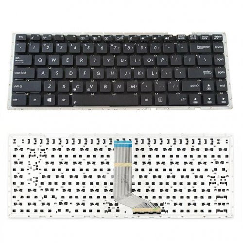 Клавиатура за лаптоп Asus P452 Черна Без Рамка (Малък Ентър) / Black Without Frame US
