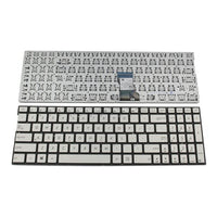Клавиатура за лаптоп Asus Q502 Q552 N592 Q503UA Q504UA Q553UB N452 Сребриста Без Рамка (Малък Ентър) / Silver Without Frame US thumbnail 1
