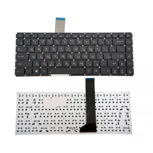 Клавиатура за лаптоп Asus S46 S46C S46CA S46CB S46CM Черна Без Рамка (Малък Ентър) с Кирилица / Black Without Frame US
