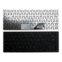 Клавиатура за лаптоп Asus T300LA 4010 Черна Без Рамка с Голям Ентър / Black Without Frame UK с Кирилица thumbnail 1