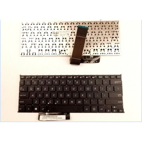 Клавиатура за лаптоп Asus VivoBook F200CA X200MA X200CA Черна Без Рамка (Малък Ентър) / Black Without Frame US