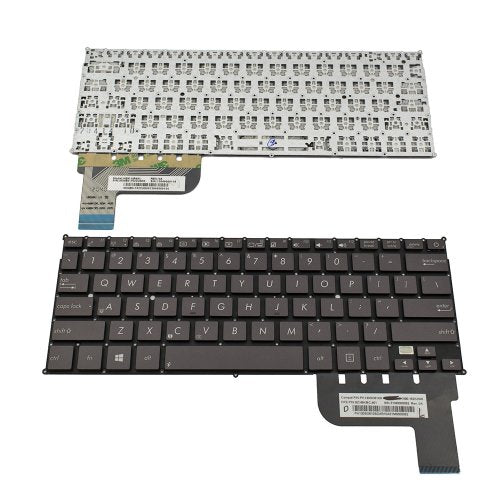 Клавиатура за лаптоп Asus Zenbook UX21A Кафява Без Рамка (Малък Ентър) / Brown Without Frame US