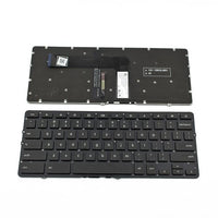 Клавиатура за лаптоп Dell ChromeBook 13-7310 Black Without Frame With Backlit US / Черна Без Рамка с Подсветка (Малък Ентър) thumbnail 1