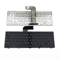 Клавиатура за лаптоп Dell Inspiron N5040 N5050 M5040 N311z N411z N4110 3420 5425 5520 Черна с Черна Рамка с Кирилица / Black Frame Black thumbnail 1