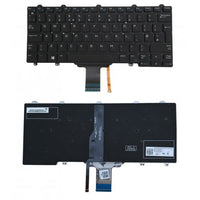 Клавиатура за лаптоп Dell Latitude E7250 Черна Без Рамка (Голям Ентър) с Подсветка / Black Without Frame UK With Backlit thumbnail 1
