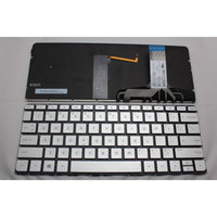 Клавиатура за лаптоп HP 13-V001XX 13-V011DX 13-V021NR Сребриста Без Рамка (Малък Ентър) с Подсветка / Silver Without Frame US With Backlit thumbnail 1