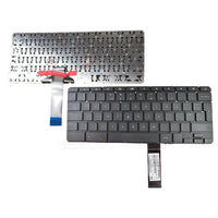 Клавиатура за лаптоп HP ChromeBook 11-2000 11-2070No 11-2071 Black Without Frame US / Черна Без Рамка (Малък Ентър) с Кирилица thumbnail 1