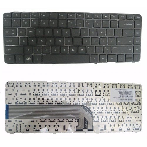Клавиатура за лаптоп HP Pavilion DV4 DV4-3000 DV4-4000 dv4t-4000 Черна с Черна Рамка с Кирилица / Black Frame Black
