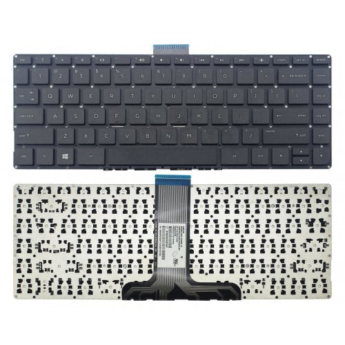 Клавиатура за лаптоп HP Pavilion X360 13-S Черна Без Рамка (Малък Ентър) / Black Without Frame US с Кирилица