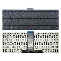 Клавиатура за лаптоп HP Pavilion X360 13-S Черна Без Рамка (Малък Ентър) / Black Without Frame US с Кирилица thumbnail 1