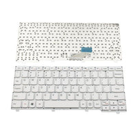 Клавиатура за лаптоп Lenovo IdeaPad 110S-11IBR Бяла Без Рамка (Малък Ентър) / White Without Frame US thumbnail 1