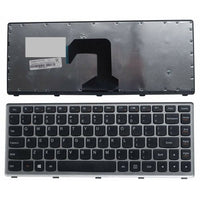 Клавиатура за лаптоп Lenovo IdeaPad S400 Черна със Сребриста Рамка / Silver Frame Black thumbnail 1