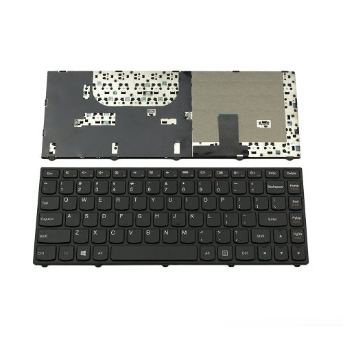 Клавиатура за лаптоп Lenovo IdeaPad Yoga 13 Черна с Черна Рамка / Black Frame Black