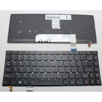 Клавиатура за лаптоп Lenovo V4400 V4400u Черна Без Рамка (Малък Ентър) с Подсветка / Black Without Frame US With Backlit thumbnail 1