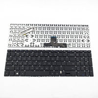 Клавиатура за лаптоп Samsung NP500R5H NP500R5K NP500R5L Black Without Frame US / Черна Без Рамка (Малък Ентър) с Кирилица thumbnail 1