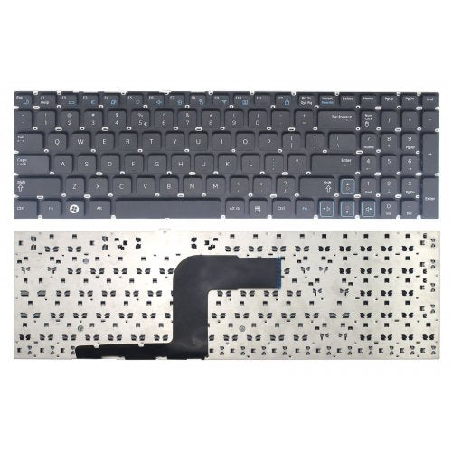 Клавиатура за лаптоп Samsung RV509 RV511 RV515 RV518 RV520 Черна Без Рамка (Малък Ентър) / Black Without Frame US