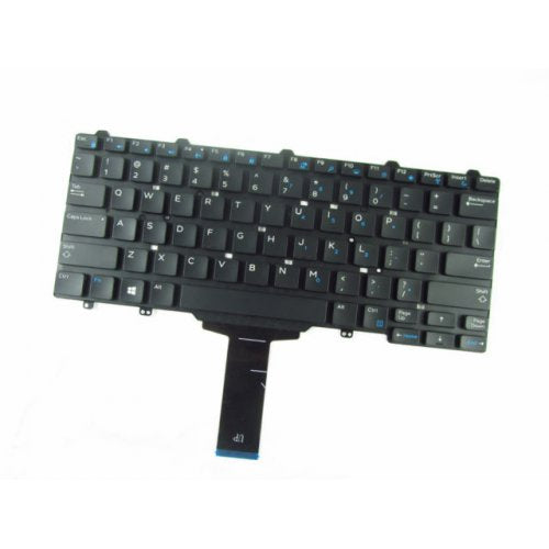Клавиатура за лаптоп Dell Latitude 3340 13-3340 Черна Без Рамка (Малък Ентър)