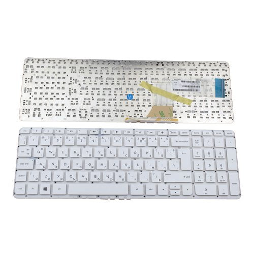 Клавиатура за лаптоп HP Envy 15-K000 Pavilion 15-P000 Бяла Без Рамка (Малък Ентър) / White Without Frame US
