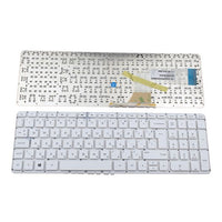 Клавиатура за лаптоп HP Envy 15-K000 Pavilion 15-P000 Бяла Без Рамка (Малък Ентър) / White Without Frame US thumbnail 1