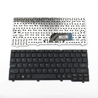 Клавиатура за лаптоп Lenovo IdeaPad 100S-11IBY Black Without Frame US / Черна Без Рамка (Малък Ентър) и Кирилица thumbnail 1