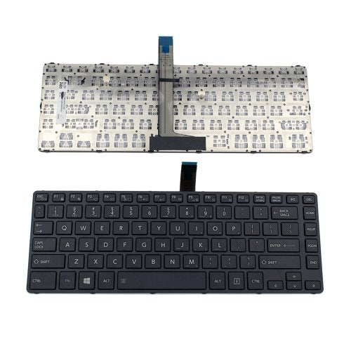 Клавиатура за лаптоп Toshiba Tecra A40-C A40-C1430 A40-C1440 A40-C-18R Black Frame Black / Черна с Черна Рамка