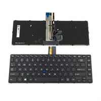 Клавиатура за лаптоп Toshiba Tecra A40-C A40-C1430 A40-C1440 Black Frame Black With Backlit / Черна с Черна Рамка и с Подсветка Оригинална thumbnail 1