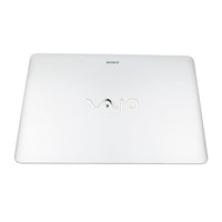 Капак за матрица (LCD Back Cover) за Sony Vaio SVF15 SVF152 Бял / White thumbnail 1
