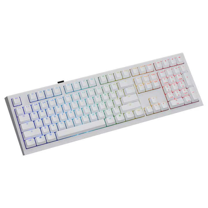 Ducky Професионална геймърска механична клавиатура Professional One X Wireless White Ducky AI Switches [Linear]