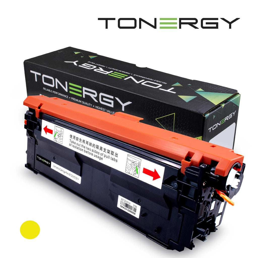 Tonergy съвместима Тонер Касета Compatible Toner Cartridge HP 212X W2122X Yellow, High Capacity 10k