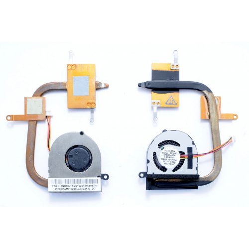 Вентилатор за лаптоп (CPU Fan + HeatSink) Asus EEE PC 1015 1015T 1015B 1015PE 1015P
