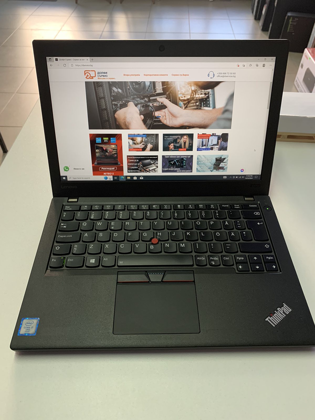 Реновиран лаптоп Lenovo ThinkPad X270