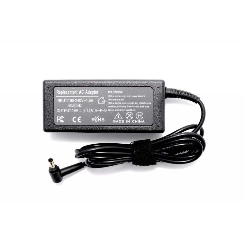 Зарядно за лаптоп (Laptop AC Adapter) Asus - 19V / 3.42A / 65W (4.5x3.0x0.7) - Заместител / Replacement Високо Качество A+