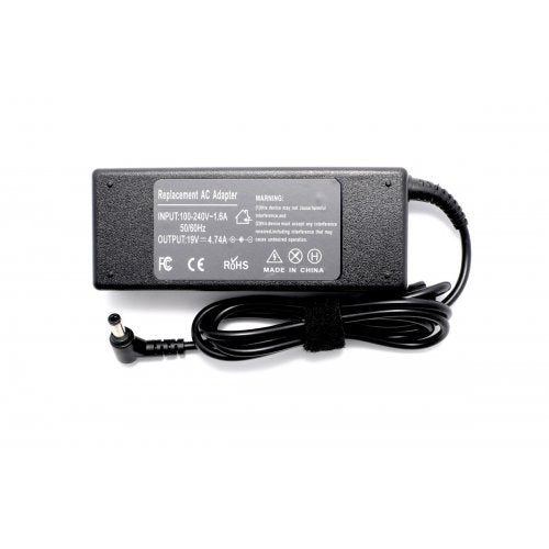 Зарядно за лаптоп (Laptop AC Adapter) Asus, Toshiba, Lenovo, Benq, Gateway - 19V / 4.74A / 90W - (5.5x2.5) - Заместител / Replacement Високо Качество A+