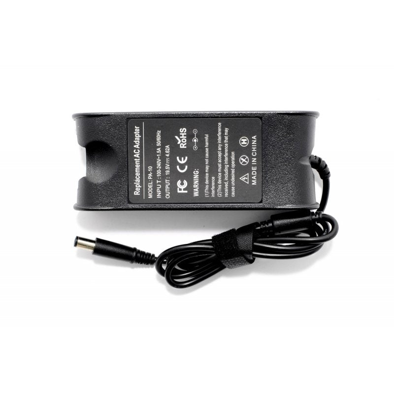 Зарядно за лаптоп (Laptop AC Adapter) Dell - 19.5V / 4.62A / 90W - (7.5x0.7x5.0) PA-10 - Заместител / Replacement Високо Качество A+