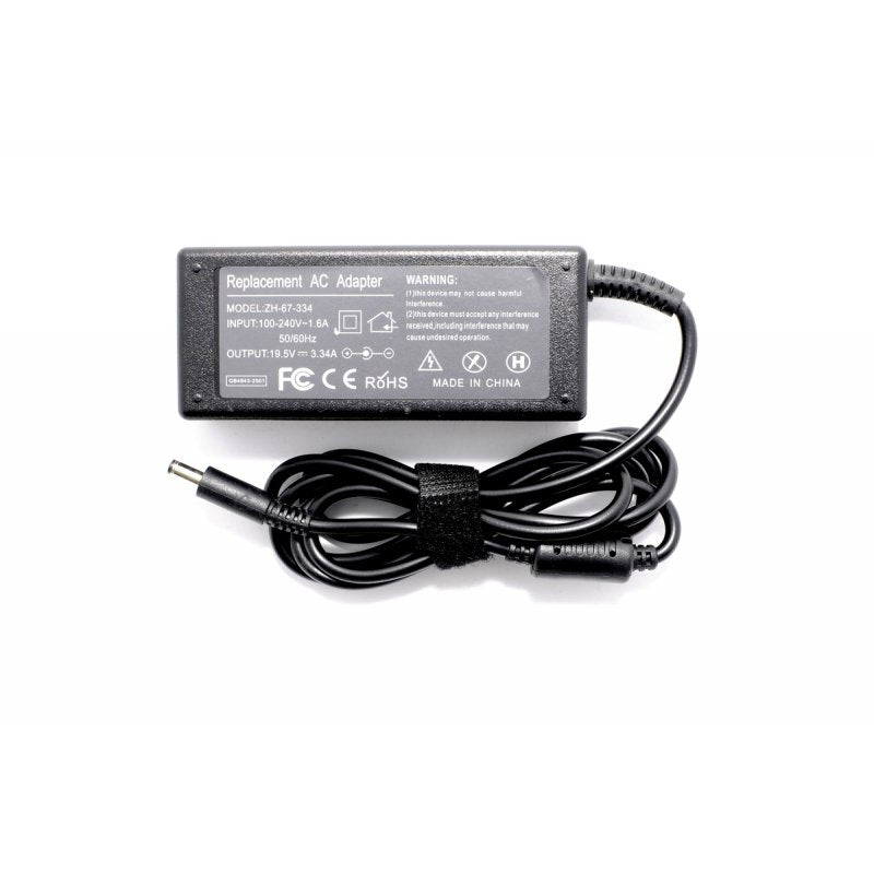 Зарядно за лаптоп (Laptop AC Adapter) Dell Notebook 19.5V 65W 3.34A (4.5x3.0x0.7) - Заместител / Replacement Високо Качество A+
