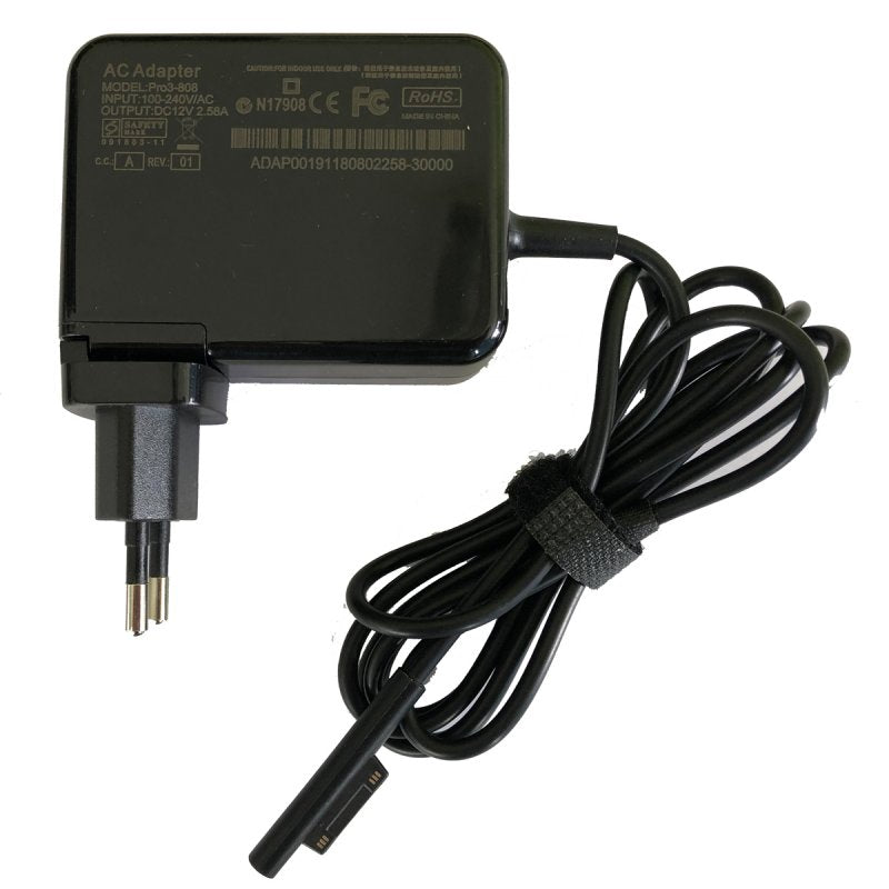 Зарядно за лаптоп Microsoft Surface Pro 3/4/5/6 - 12V / 2.58A / 31W - Заместител / Replacement Високо Качество A+