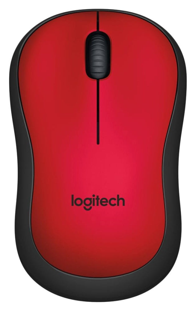 Мишка, Logitech Wireless Mouse M220 Silent, red