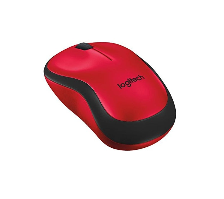 Мишка, Logitech Wireless Mouse M220 Silent, red